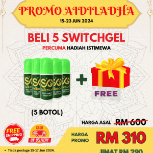 (Terhad) Promosi Aidiladha - 5 Botol + Freegift