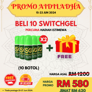(Terhad) Promosi Aidiladha - 10 Botol + Freegift